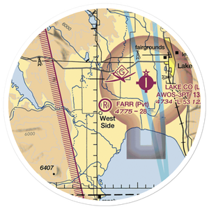 Farr Airport (OR26) VFR Sectional Sticker (20 mile)