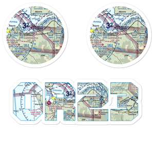 Karpens Airport (OR23) VFR Sectional Sticker Pack