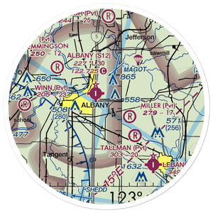 Roppair Airport (OR22) VFR Sectional Sticker (20 mile)
