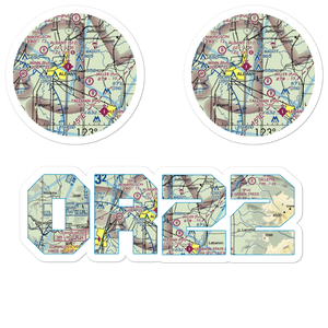 Roppair Airport (OR22) VFR Sectional Sticker Pack