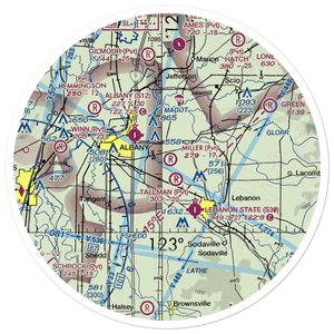 Miller Airstrip (OR21) VFR Sectional Sticker (30 mile)