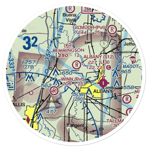 Hemmingson Airport (OR20) VFR Sectional Sticker (20 mile)