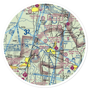 Hemmingson Airport (OR20) VFR Sectional Sticker (30 mile)