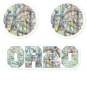 Hemmingson Airport (OR20) VFR Sectional Sticker Pack