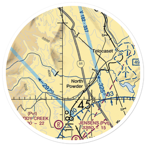 Umpleby Ranch Airport (OR16) VFR Sectional Sticker (20 mile)