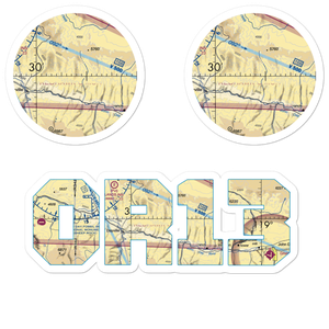 Wiley Creek Airport (OR13) VFR Sectional Sticker Pack