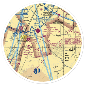 Kennel Airstrip (OR04) VFR Sectional Sticker (30 mile)