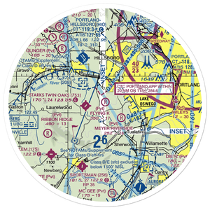 Flying K Ranch Airport (OR00) VFR Sectional Sticker (30 mile)