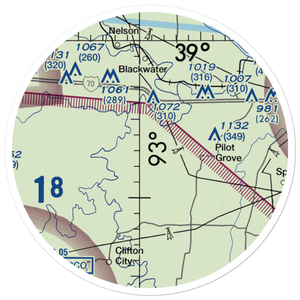Kollmeyer Airport (OMU9) VFR Sectional Sticker (20 mile)