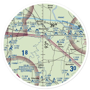 Kollmeyer Airport (OMU9) VFR Sectional Sticker (30 mile)