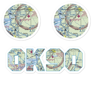 Boatner Field (OK90) VFR Sectional Sticker Pack