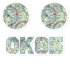 Goddard Ranch Airport (OK85) VFR Sectional Sticker Pack