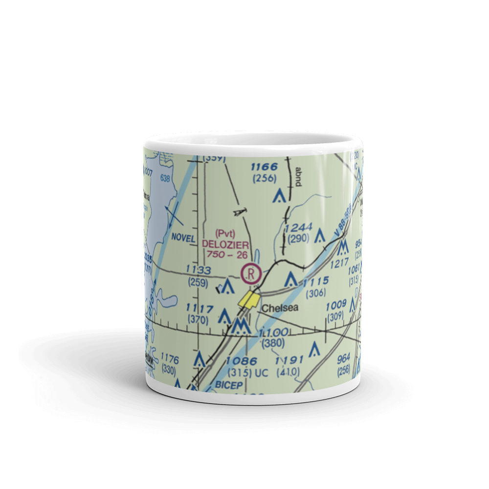 Delozier Airport (OK78) VFR Sectional  Mug 