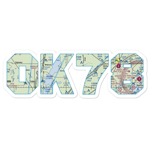 Delozier Airport (OK78) VFR Sectional Sticker