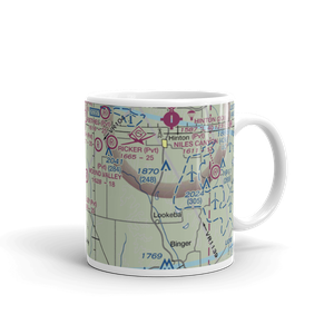 Mound Valley Farm Airport (OK77) VFR Sectional  Mug