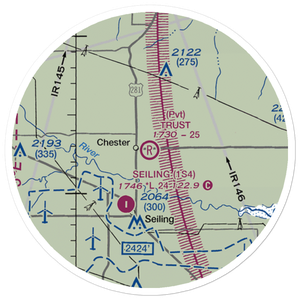 Trust Landing Airport (OK72) VFR Sectional Sticker (20 mile)