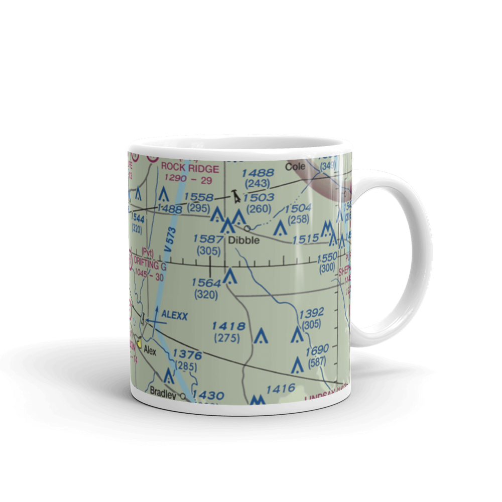 Drifting G Ranch Airport (OK60) VFR Sectional  Mug 