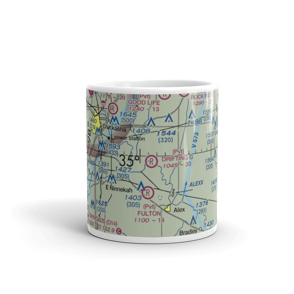 Drifting G Ranch Airport (OK60) VFR Sectional  Mug 