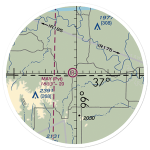 May Ranch Airport (OK54) VFR Sectional Sticker (20 mile)