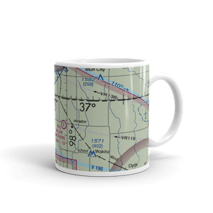 Mc Crays Airport (OK46) VFR Sectional  Mug