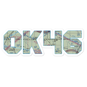 Mc Crays Airport (OK46) VFR Sectional Sticker