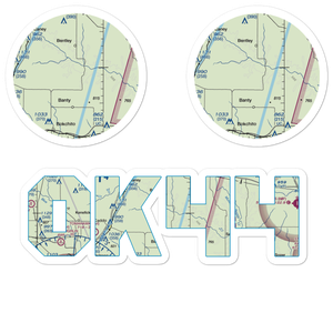 Canyon Springs Ranch Airport (OK44) VFR Sectional Sticker Pack