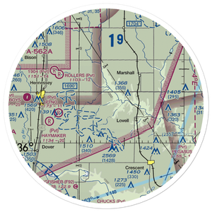 Siegmanns Airport (OK42) VFR Sectional Sticker (30 mile)
