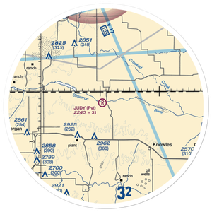 Judy Ranch Airport (OK39) VFR Sectional Sticker (30 mile)