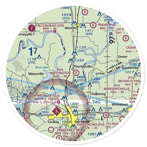 Whittington Ranch Airport (OK31) VFR Sectional Sticker (30 mile)