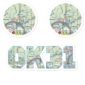 Whittington Ranch Airport (OK31) VFR Sectional Sticker Pack