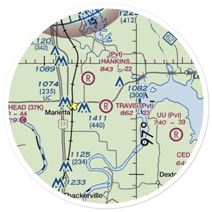 Travis Airport (OK29) VFR Sectional Sticker (20 mile)