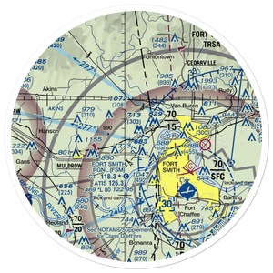Venture Aerodrome Airpark Nr 2 Ultralightport (OK27) VFR Sectional Sticker (30 mile)