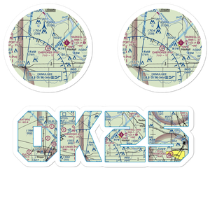 Cherokee Ranch Airport (OK25) VFR Sectional Sticker Pack