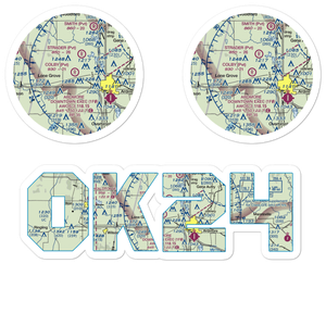 Colby Field (OK24) VFR Sectional Sticker Pack