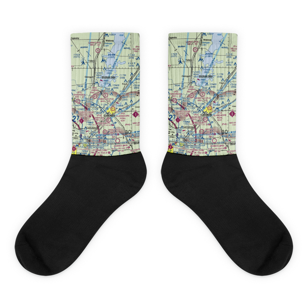 Sageeyah Airfield (OK20) VFR Sectional Socks 