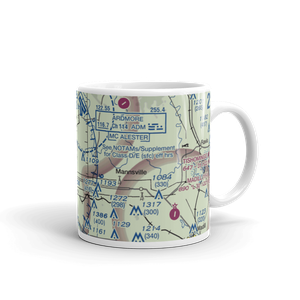 Bass Aero Airport (OK17) VFR Sectional  Mug