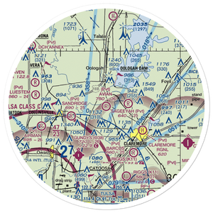 Avian Country Estates Airport (OK15) VFR Sectional Sticker (30 mile)