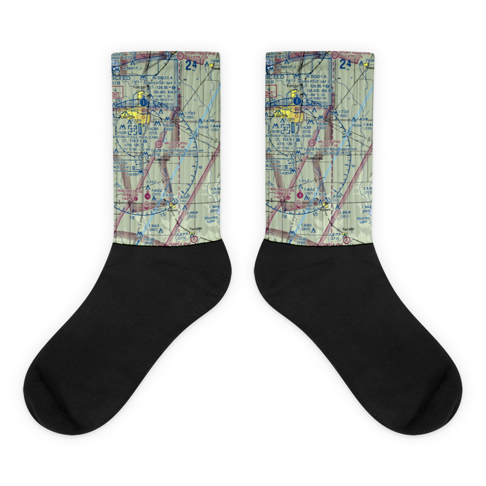 Djs Airport (OK07) VFR Sectional Socks 