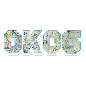 Snake Creek Wilderness Airport (OK06) VFR Sectional Sticker