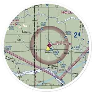 Ray Preston Airport (OK05) VFR Sectional Sticker (30 mile)