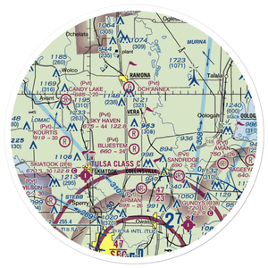 Sky Haven Airpark/Sellmeyer Field (OK01) VFR Sectional Sticker (30 mile)