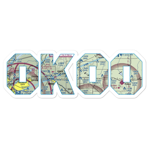 Jacktown Airport (OK00) VFR Sectional Sticker