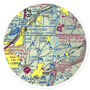 Hammond Airport (OI91) VFR Sectional Sticker (20 mile)