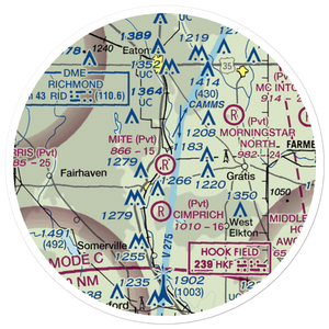 Mite Airport (OI89) VFR Sectional Sticker (20 mile)