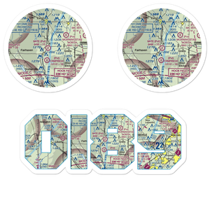 Mite Airport (OI89) VFR Sectional Sticker Pack
