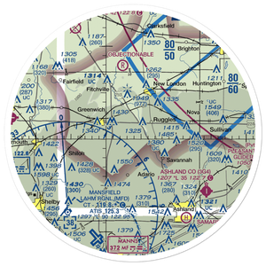 Mindzak Airfield (OI88) VFR Sectional Sticker (30 mile)