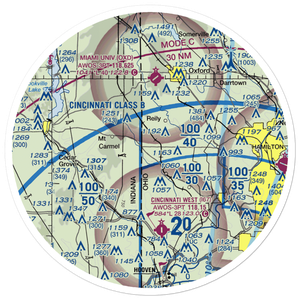 King Knoll Airport (OI84) VFR Sectional Sticker (30 mile)