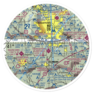 Bieber's Seaplane Base (OI76) VFR Sectional Sticker (30 mile)