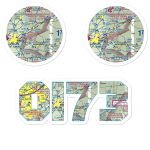 Williamson Airport (OI73) VFR Sectional Sticker Pack