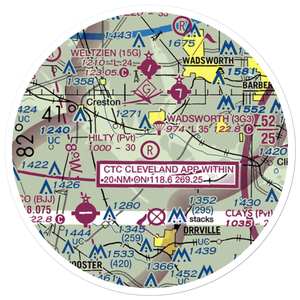 Hilty Field (OI68) VFR Sectional Sticker (20 mile)